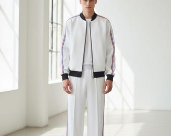 Pantalones plisados DRIVELINE de MIENchic para hombre: tejido de estilo británico, corte holgado, comodidad para otoño e invierno.