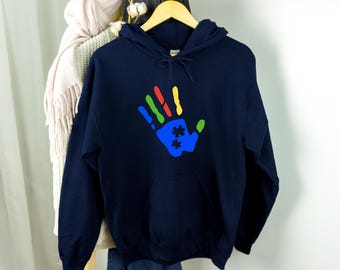 Shirt Autisme Hand, Autisme T-shirt, Autisme T-shirt, Puzzle Love Autisme Sweatshirt, Autisme Hoodie, Autism Awareness Shirt, Autisme Hoodie