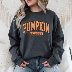 Retro Pumpkin Season Sweatshirt, Thanksgiving Gift Fall Gifts, Autumn Sweatshirt, Cute Fall Sweatshirt, Halloween Sweatshirts For Women