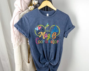 Disney Magic Coordinator Castle Shirt, Disney Family Trip Coordinator Sweatshirts, Disney Family Vacation Group Shirts, Family Vacation Gift