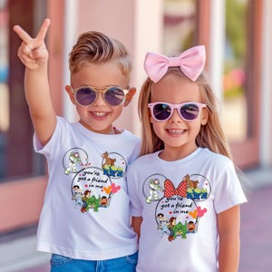 Disney You&#39;ve Got A Friend In Me Shirt, Disney Toy Story Sweater, Disney Trip Hoodie, Disney Friends Tee, Toy Story Characters Shirt