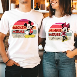 Mickey-Minnie Mouse Shirt, Disney couple shirt, Disney Family Shirt, Custom Disney Shirt, Disney Matching, Disneyworld Shirt, Mickey shirt