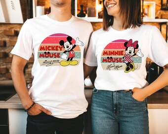 Mickey-Minnie Mouse Shirt, Disney couple shirt, Disney Family Shirt, Custom Disney Shirt, Disney Matching, Disneyworld Shirt, Mickey shirt