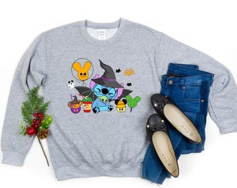 Stitch Scary Hoodie, Stitch Sweatshirt, Disney Stitch Shirt, Lilo and Stitch Hoodie, Disney Family Trip Sweatshirt, Disney Retro Sweatshirt