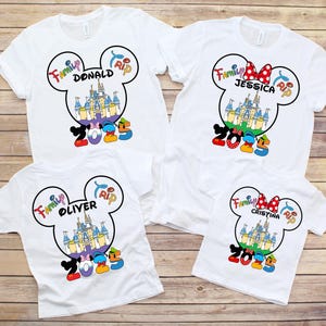 Personalized Disney Trip 2025 Shirt, Disney Trip shirt, Disney Family Vacation Shirt, Disney Family Matching Shirt, Custom Family Disney Tee
