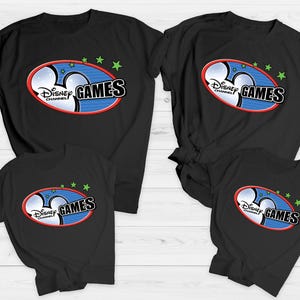 Retro Disney Channel Games Logo Classic Squad Matching Shirt, Disney Mickey Gaming Tee, Channel Games Team Shirt, Disneyland Family Gift
