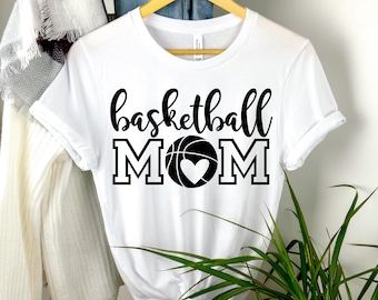 Basketball Mom Shirt, Basketball Mom Hoodie, Mothers Day Gift, Basketball T-Shirts, Basketball Mama Sweatshirt, Basketball Shirt Gift