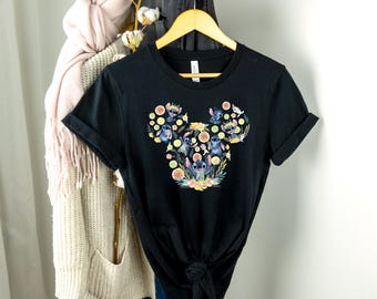 Camiseta Stitch Mickey Mouse Head, moletom com capuz Mickey e Minnie Disney Vacation, moletom Disney Family e Couple, camiseta Disney Youth e Toddler