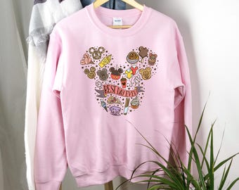 Camiseta con bocadillos coloridos del mejor día de la historia, sudadera con capucha de Mickey y Minnie de Disney, sudadera con capucha de Disney para familia y pareja, camiseta de Disney para jóvenes y niños pequeños