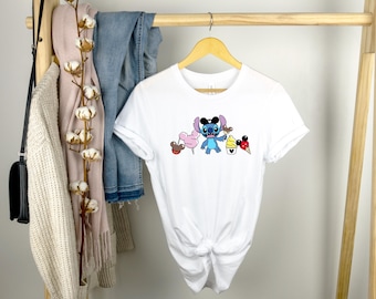 Stitch Snacks Shirt, Disneyworld Familie Sweatshirts, Disneyland Hoodie, Star Wars Disney T-Shirts, Kinder Disneyworld T-Shirt, Stitch Pullover