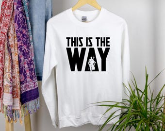 Camiseta This Is The Way, sudadera con capucha de Disney para familia y pareja, sudadera con capucha a juego de Disney, Disney mandalorian y star wars, camiseta mandaloriana