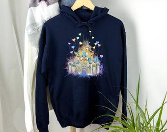 Hoodie Disney Castle, Disney-shirt, Sweatshirt Disney Castle, Disneyland-T-shirt, Hoodie Disney-familie, Disney-sweater