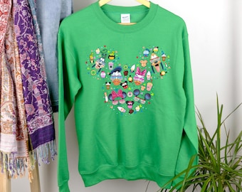 Mickey and Friends Shirt, Magical Sweatshirt, Disney Characters T-Shirt, Disney Mouse Head Tee, Mickey and Co Gift, Disney Hoodie