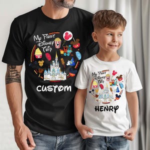 Personalisierte meine erste Disney Reise Shirts, benutzerdefinierte Familie passende Shirts, Disney Urlaub T-Shirt, Disney Paar Shirt, Disney passendes T-Shirt