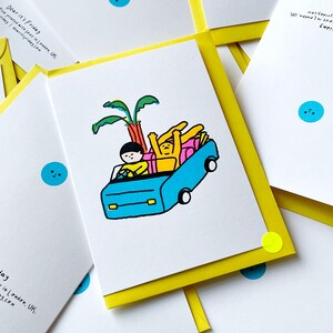 Il nostro prossimo viaggio — Biglietto d'auguri Riso