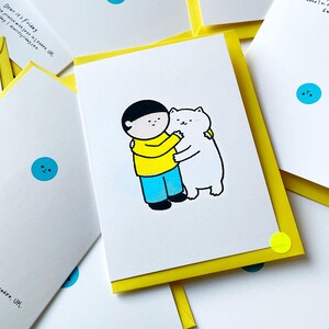 Siamo qui — Biglietto d'auguri Riso