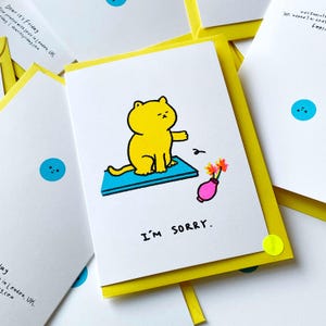 Mi dispiace — Biglietto d'auguri Riso