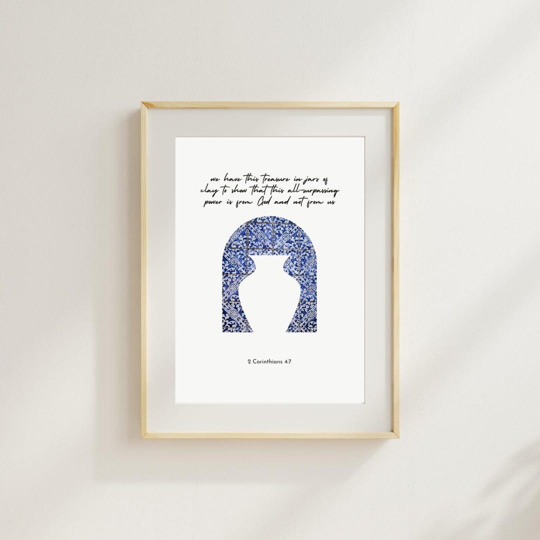 Christian Print Scripture Wall Art Decor Modern Gift for Her ...