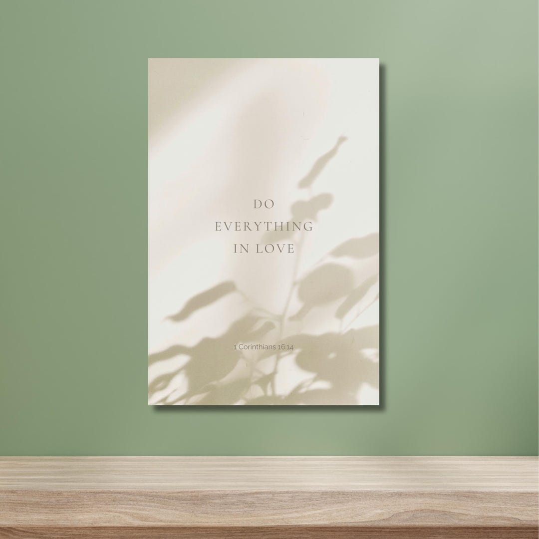 Christian Print Scripture Wall Art Decor Modern Gift for Her ...
