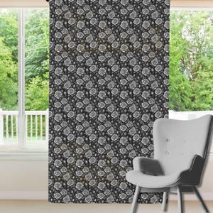 Gothic Roses Window Curtain. FREE SHIPPING