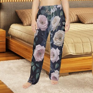 Women&#39;s Floral Pajama Pants. Birthday gift