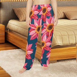 Women&#39;s Floral Pajama Pants. FREE SHIPPING