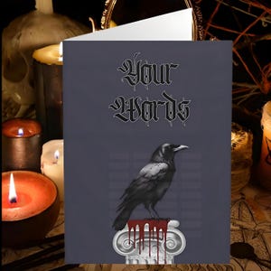 Gothic 5 pack customizable Greeting Cards