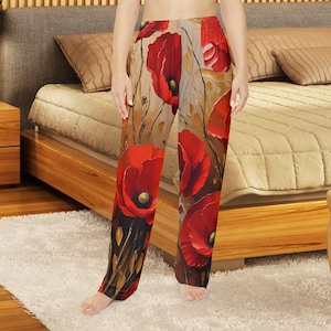 Women&#39;s Floral Pajama Pants. FREE SHIPPING