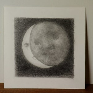 Original Drawing Lunar eclipse image 2