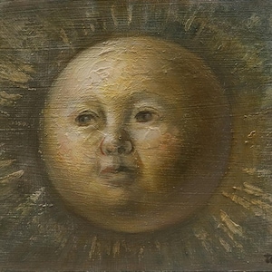 Pintura original - Niños de la luna 6