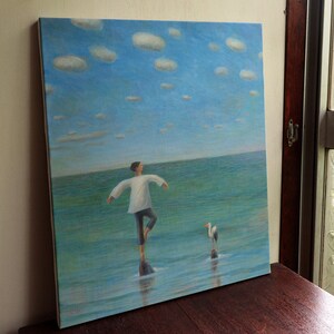 Original Painting - Heron pose