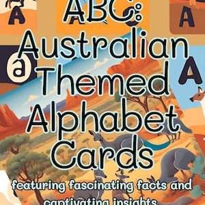 Get Wild Down Under: Unique Aussie Alphabet Learning Cards