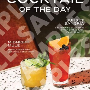 Cocktailkarte: Midnight Mule - Sunset Sangria