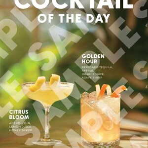 Cocktailkarte: Citrus Bloom - Golden Hour