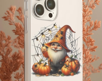 Halloween Gnome Phone Case: Spooky Pumpkin Fall Accessory