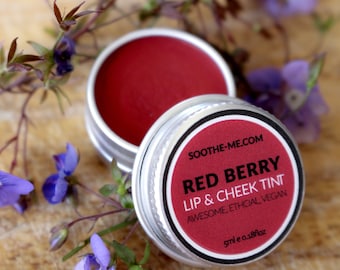 Red Berry Vegan Lip & Cheek Tint 5ml