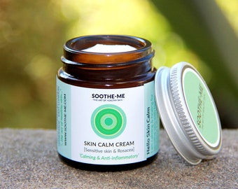 Rosacea skin calm cream, with Yarrow, Horse Chestnut & Sage - 30ml