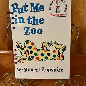 Upcycled Notizbuch - Put Me in the Zoo