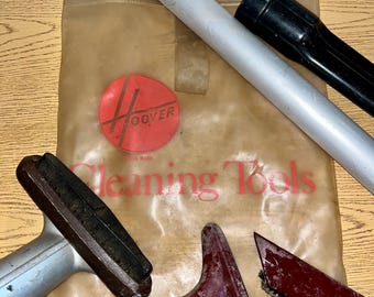 Vintage Hoover Vacuum Cleaner Accessories & Parts – Original Bag Included
