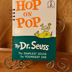 Upcycled Journal/Notizbuch - Hop on Pop