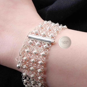 Silver Filigree Bracelet, Filigree Charm Bracelet, Silver Braided Filigree Bracelet, Filigree Jewelry, Filigree Charm, Turkish Telkari