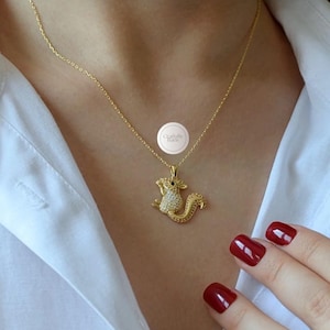14k Gold Plated Squirrel Necklace: 925k Sterling Silver Animal Jewelry