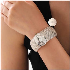 Sterling Silver Cuff Bracelet, Silver Cuff Bangle, Wide Silver Bangle, Wide Cuff Bangle Bracelet, 925 Sterling Silver