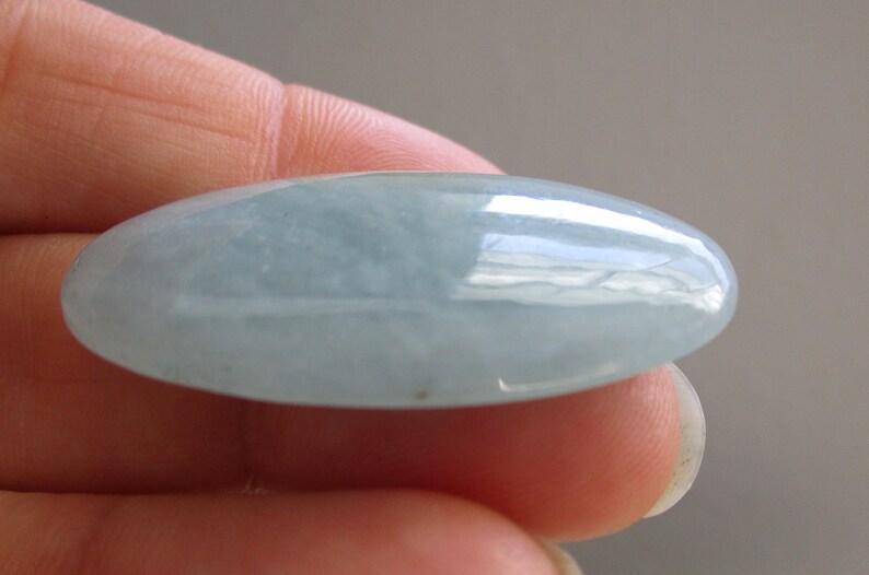 Aquamarine Oval Cabochon