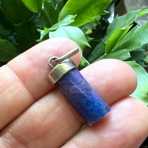Sugilite Pendant, Sugilite set in sterling silver