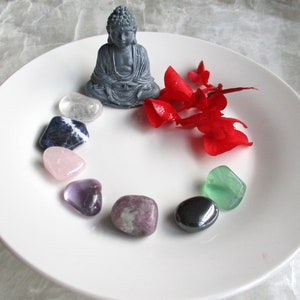 Stress Buster Kit- Stay stress-free with these 7 stones. Crystal Healing Kit, Crystals for Anxiety