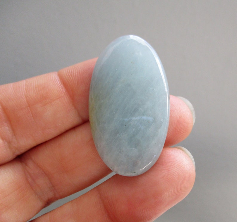 Aquamarine Oval Cabochon
