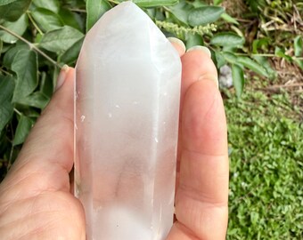White Phantom Inclusion Quartz Crystal