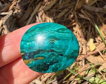 Chrysocolla Oval Cabochon-30 x 25 mm