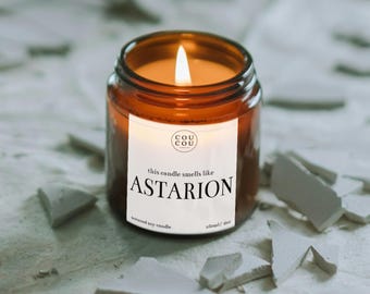 Astarion Candle, Baldur's Gate 3 Gaming Gift, Gaming Stocking Filler